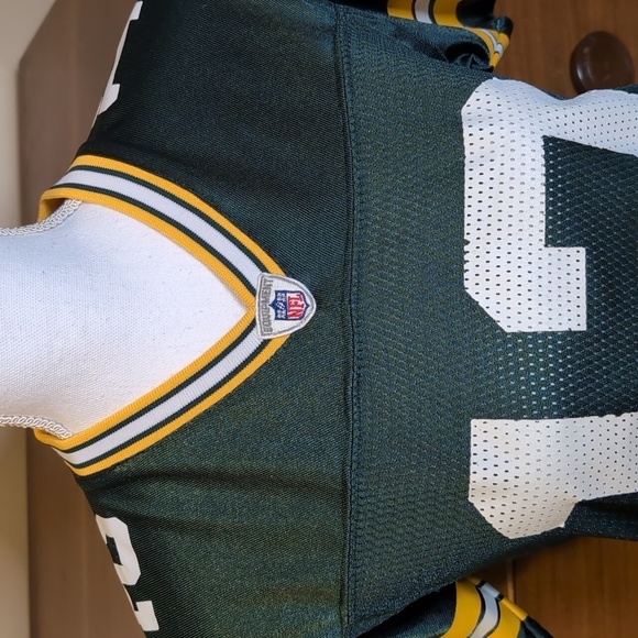 AARON RODGERS #12 Green Bay Packers NFL PLAYERS Reebok Youth M (Wmns XS) - Picture 3 of 13